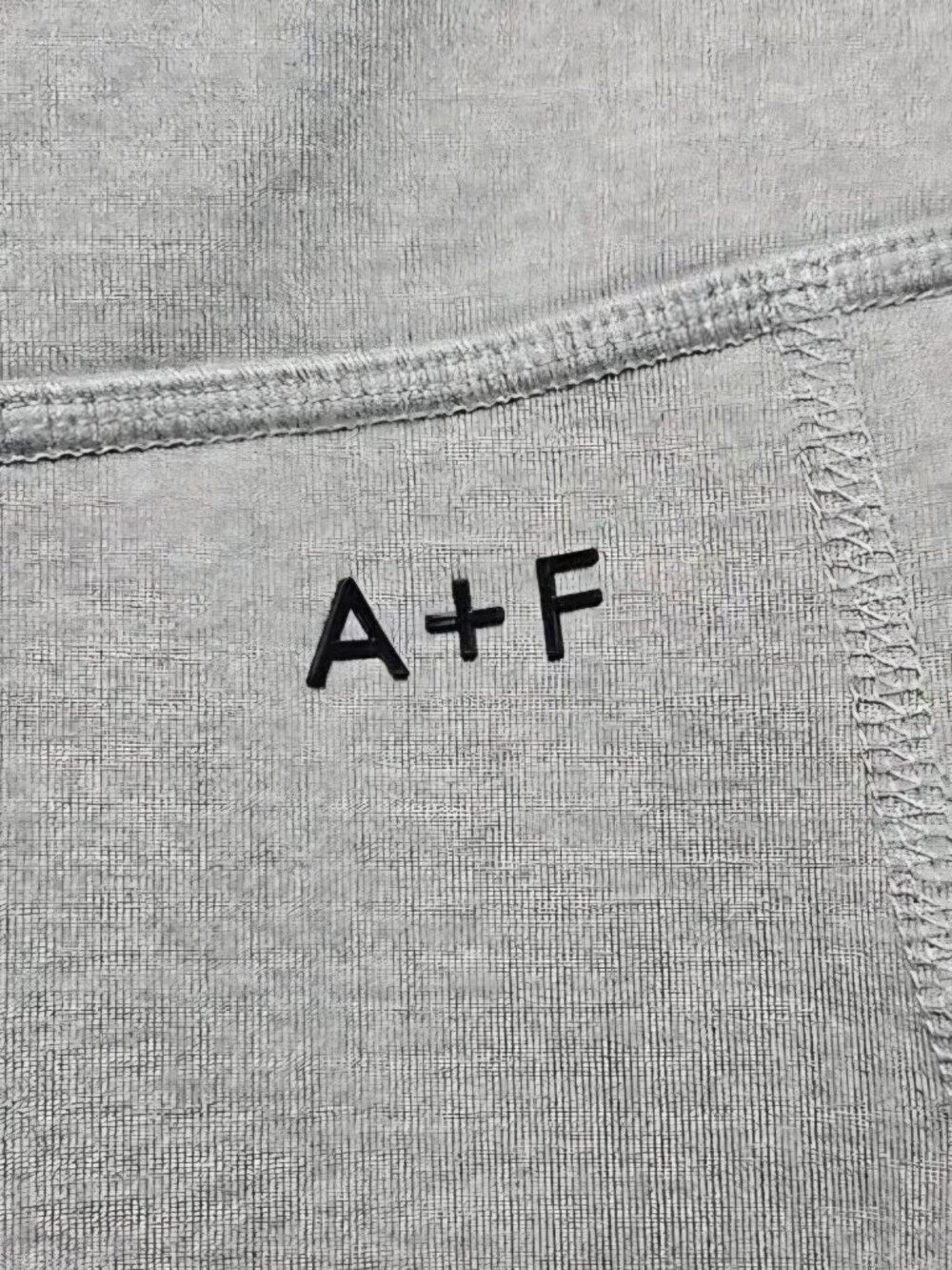 Abercrombie & Fitch gray white yoga gym workout Running Athleisure leggings S - Picture 4 of 5